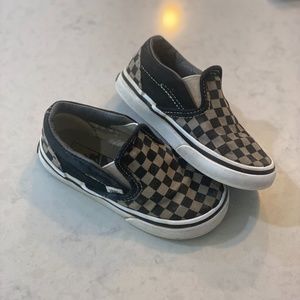 Toddler Checkerboard Slip-on Vans